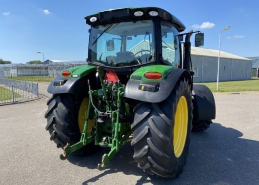 John Deere 6105R Cab Tractor with Loader & Bucket